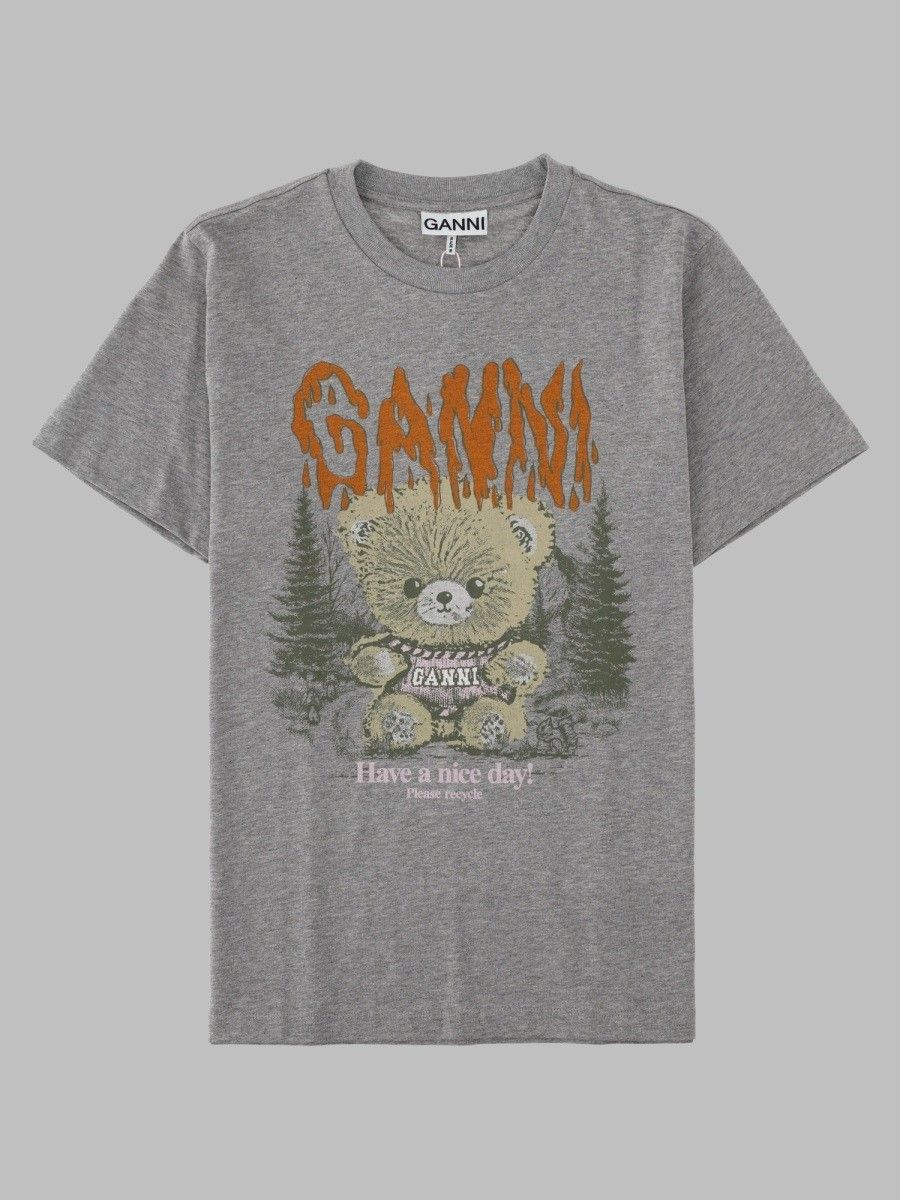 GANNI Gray T-Shirt