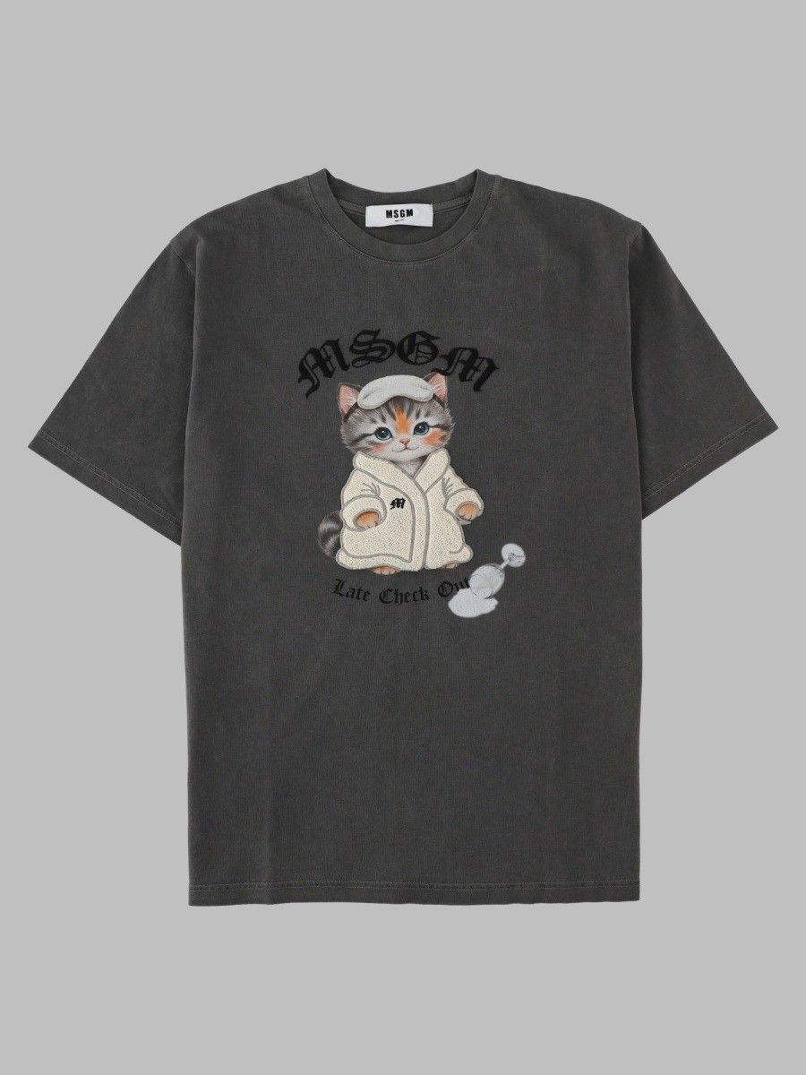msgm Charcoal T-Shirt