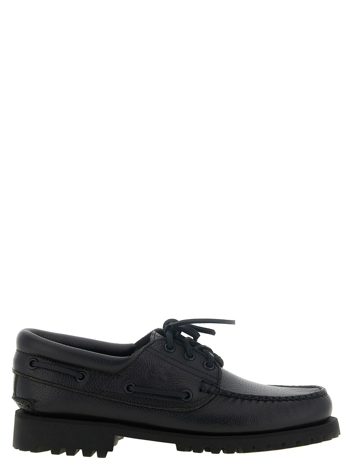 Timberland Authentic 3-Eye Boat Shoes in Black
