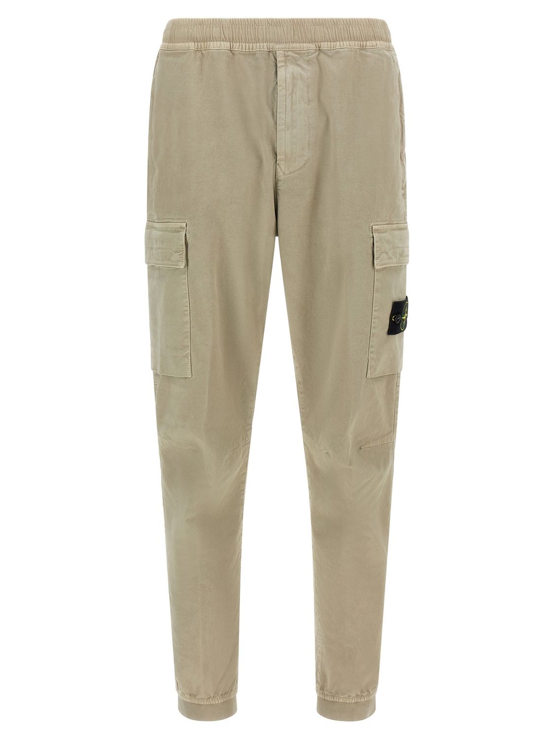 Stone Island Tapered Stretch Cotton Cargo Joggers
