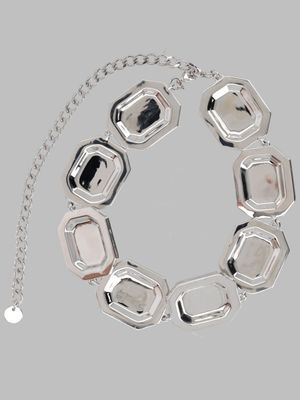 Collana Girocollo Con Maxi Cristalli
