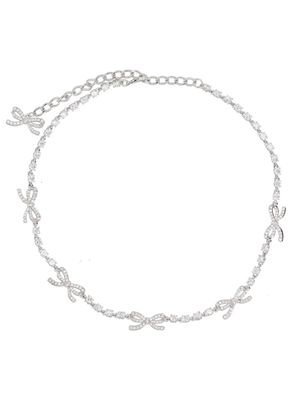 CRYSTAL BOW" NECKLACE