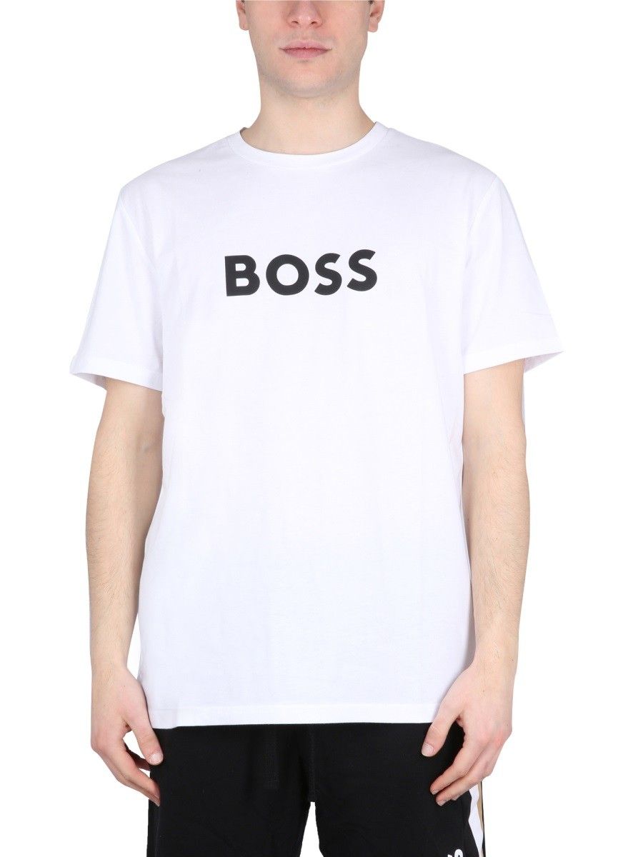 BOSS Cotton Jersey T-Shirt in White