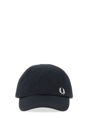 Fred Perry Blue Cotton Baseball Cap