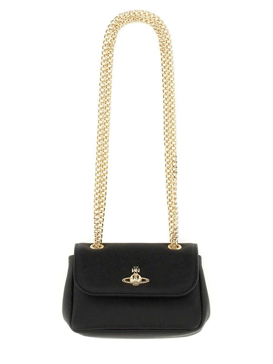 Vivienne Westwood Small Black Crossbody Bag