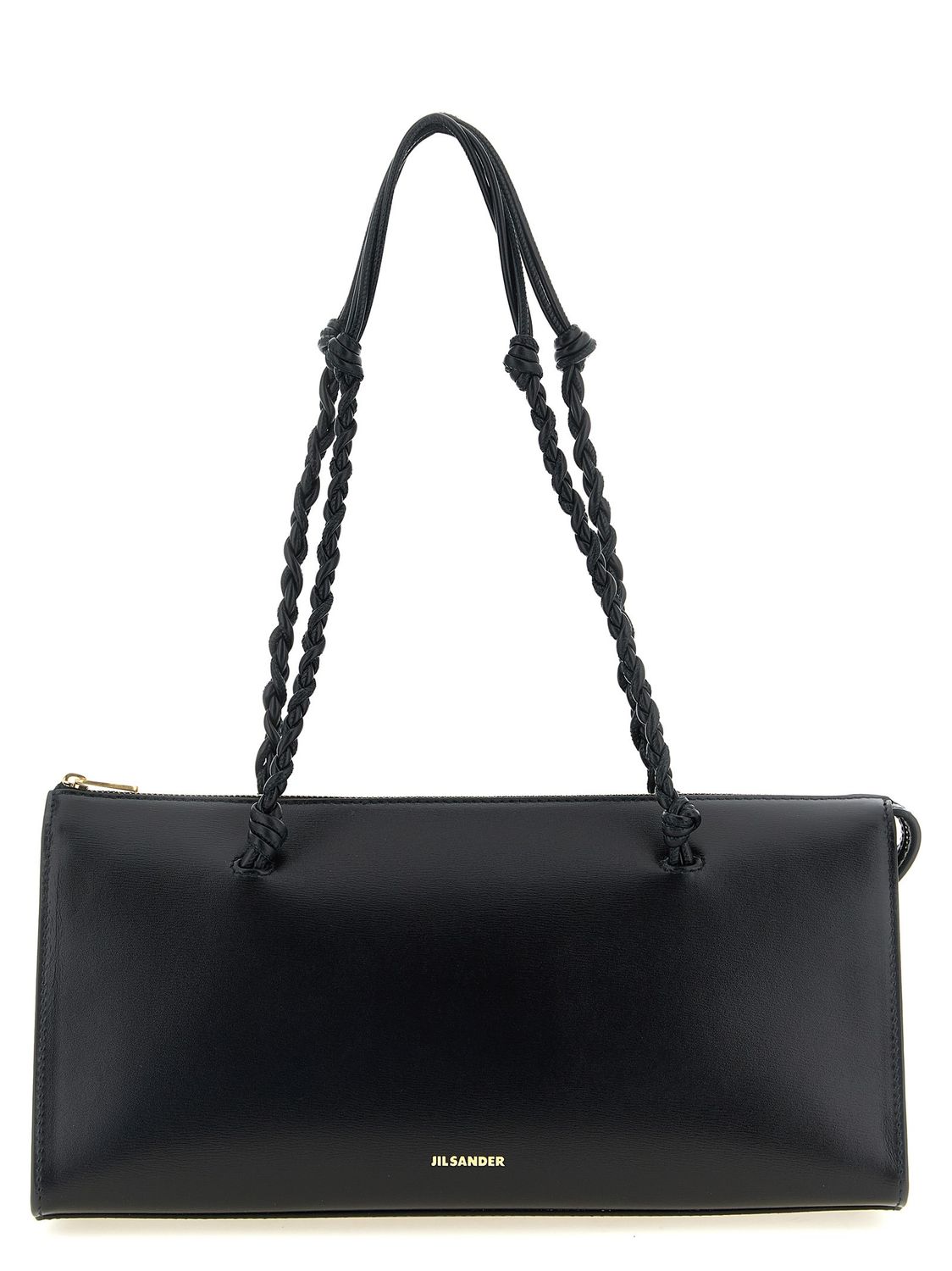 JIL SANDER Tangle Tent Black Shoulder Bag