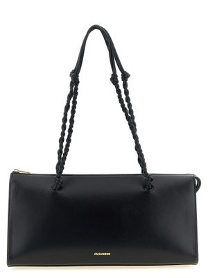 JIL SANDER Tangle Tent Black Shoulder Bag