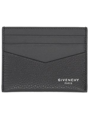 Givenchy Grained Leather Card Holder in Black