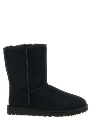 UGG Classic Short Suede Boots in Black