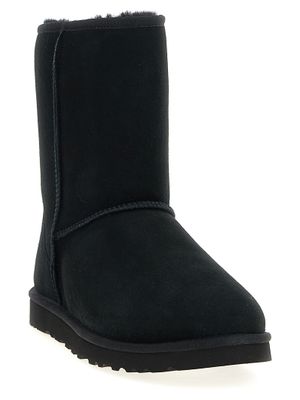 UGG Classic Short Suede Boots in Black