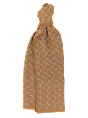 Max Mara MxaPaniere Brown Scarf