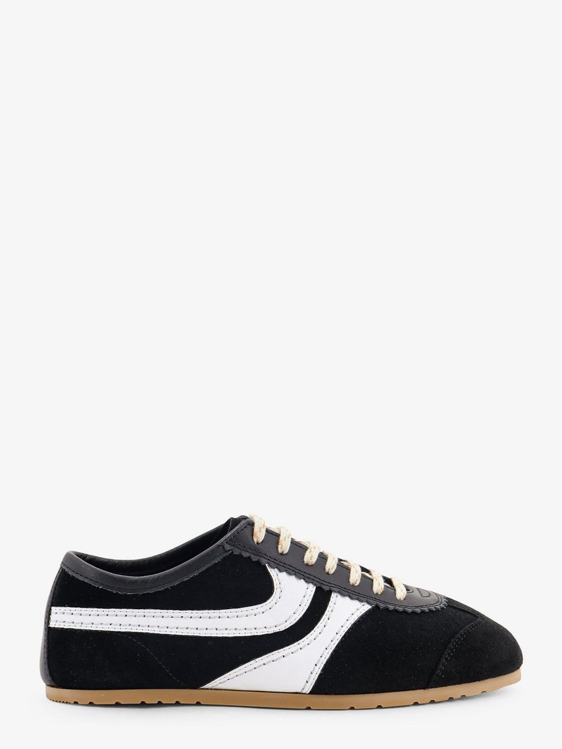 Dries Van Noten Black Suede Sneakers