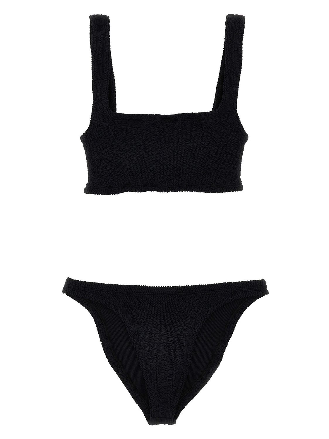 HUNZA G Xandra Black Bikini