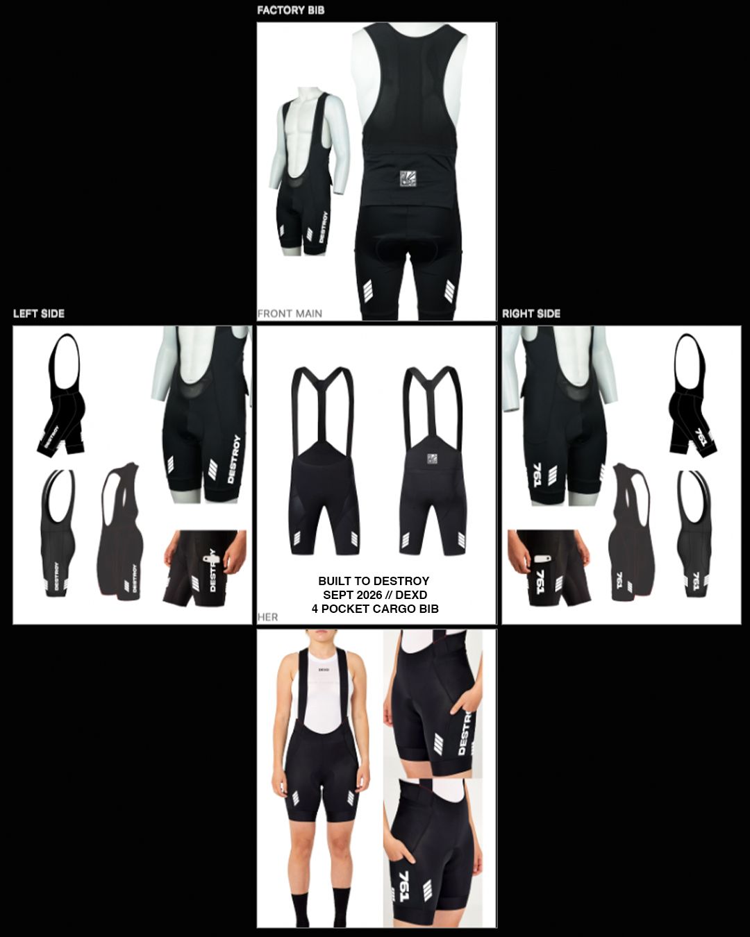 4 POCKET CARGO BIB