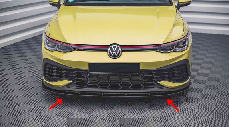Volkswagen Golf 8 splitter 2017-2021 front Spoiler