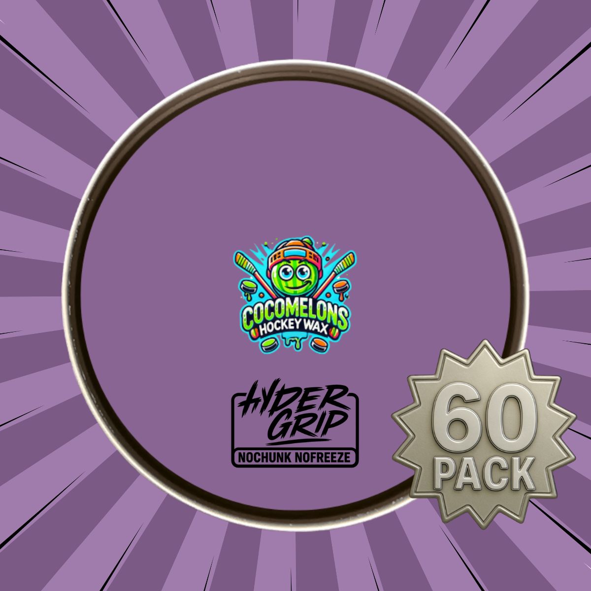 60 Pack - Grape - Hyper Grip - Wholesale