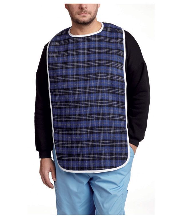 Cotton Bib w/snaps