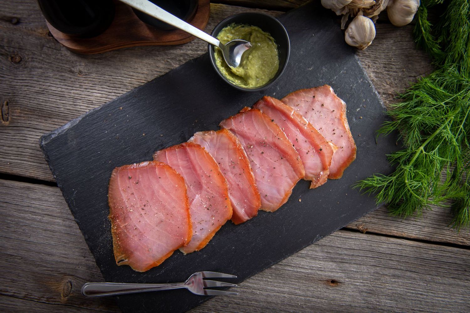 Carpaccio thon fumé 100gr