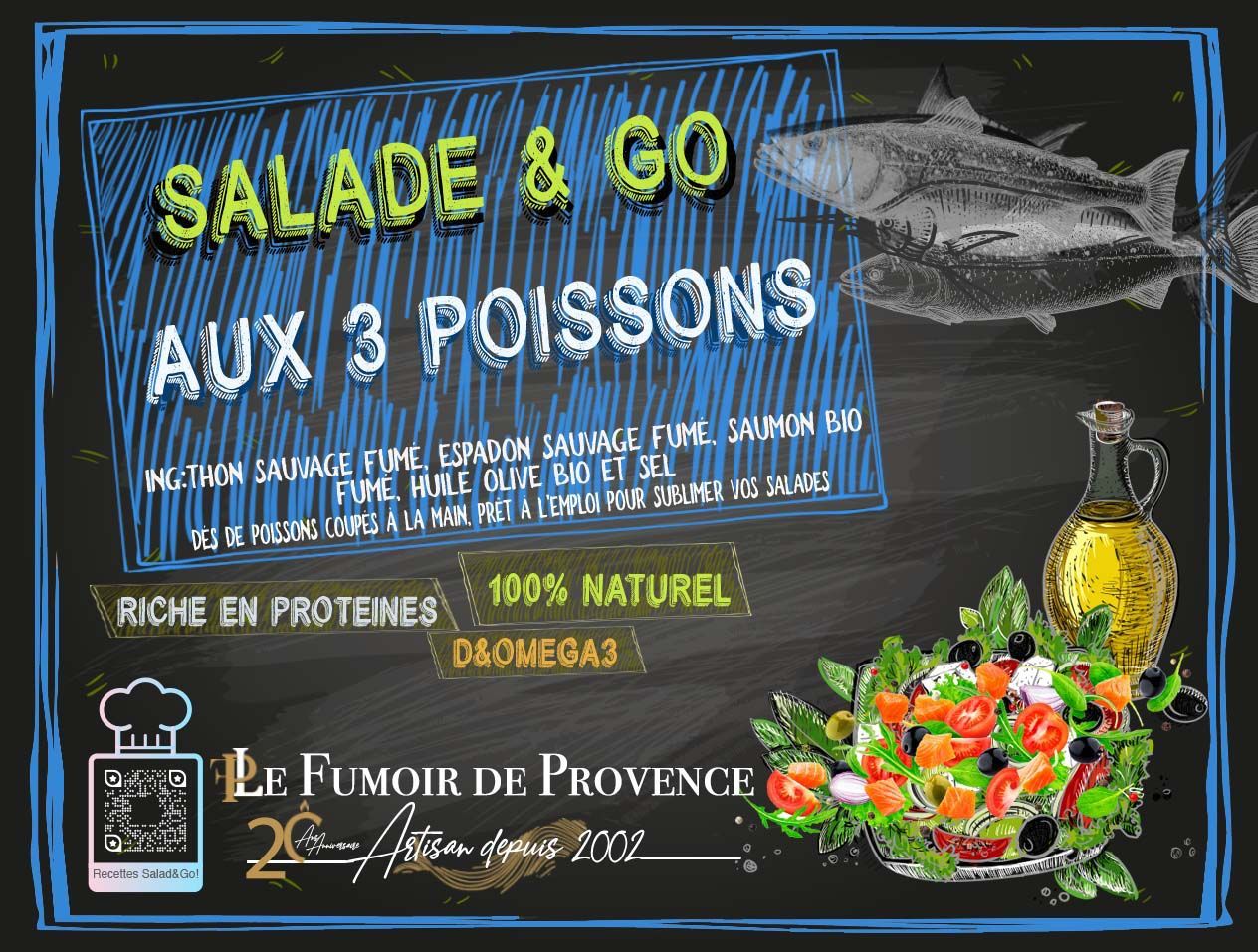 Salade & go - 3 poissons