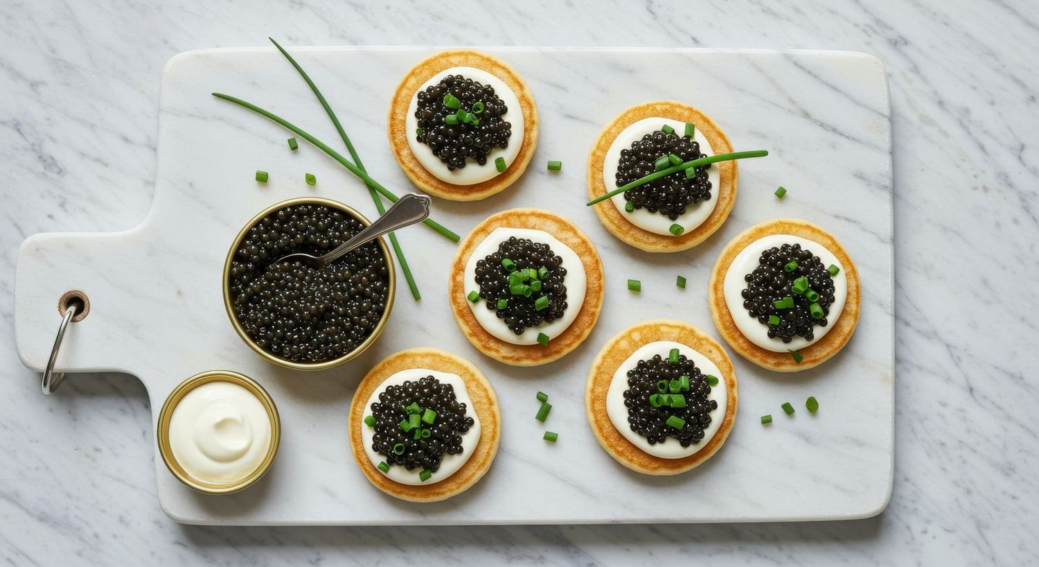 Mini blinis traditionnel par 16