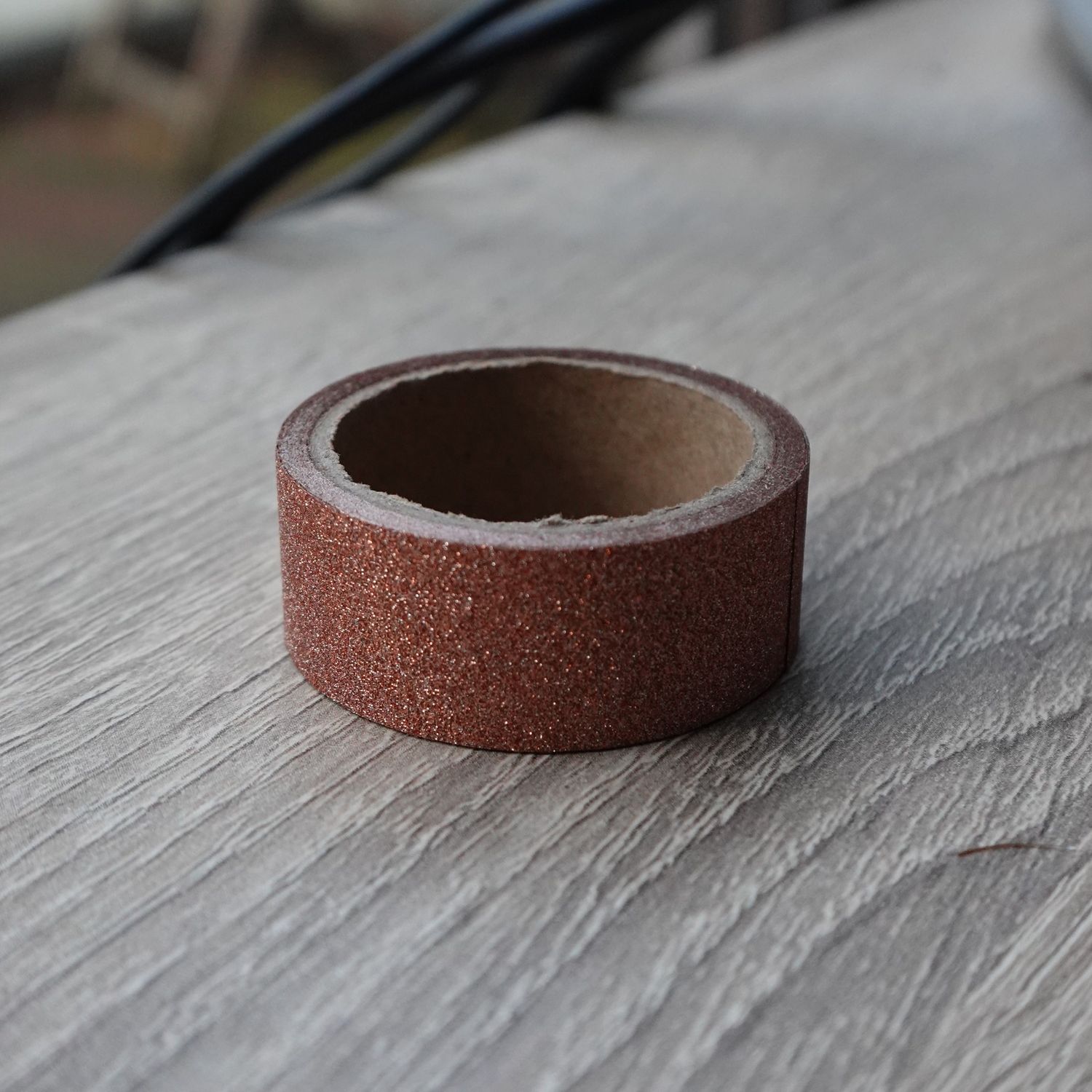 Donkeroranje washi tape met glitters