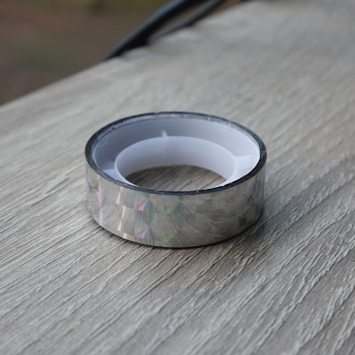 Holografische washi tape met patroon