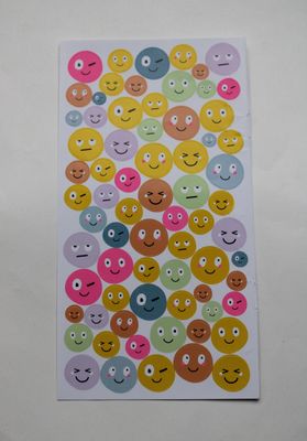 Stickersheet met smileys