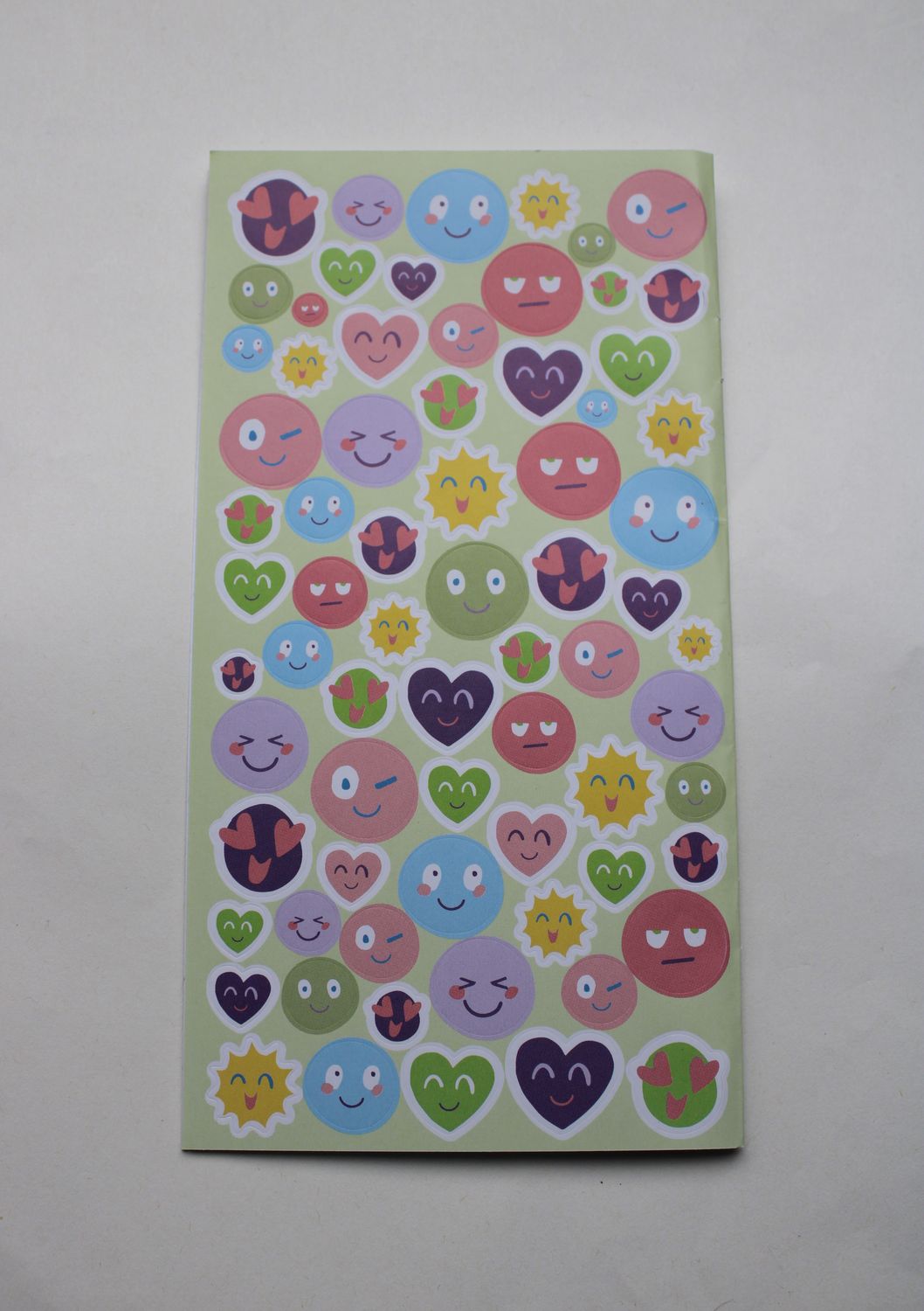 Stickersheet met smileys