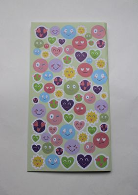 Stickersheet met smileys
