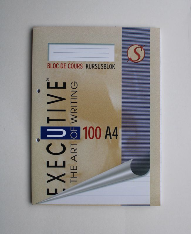 Cursusblok A4 gelijnd