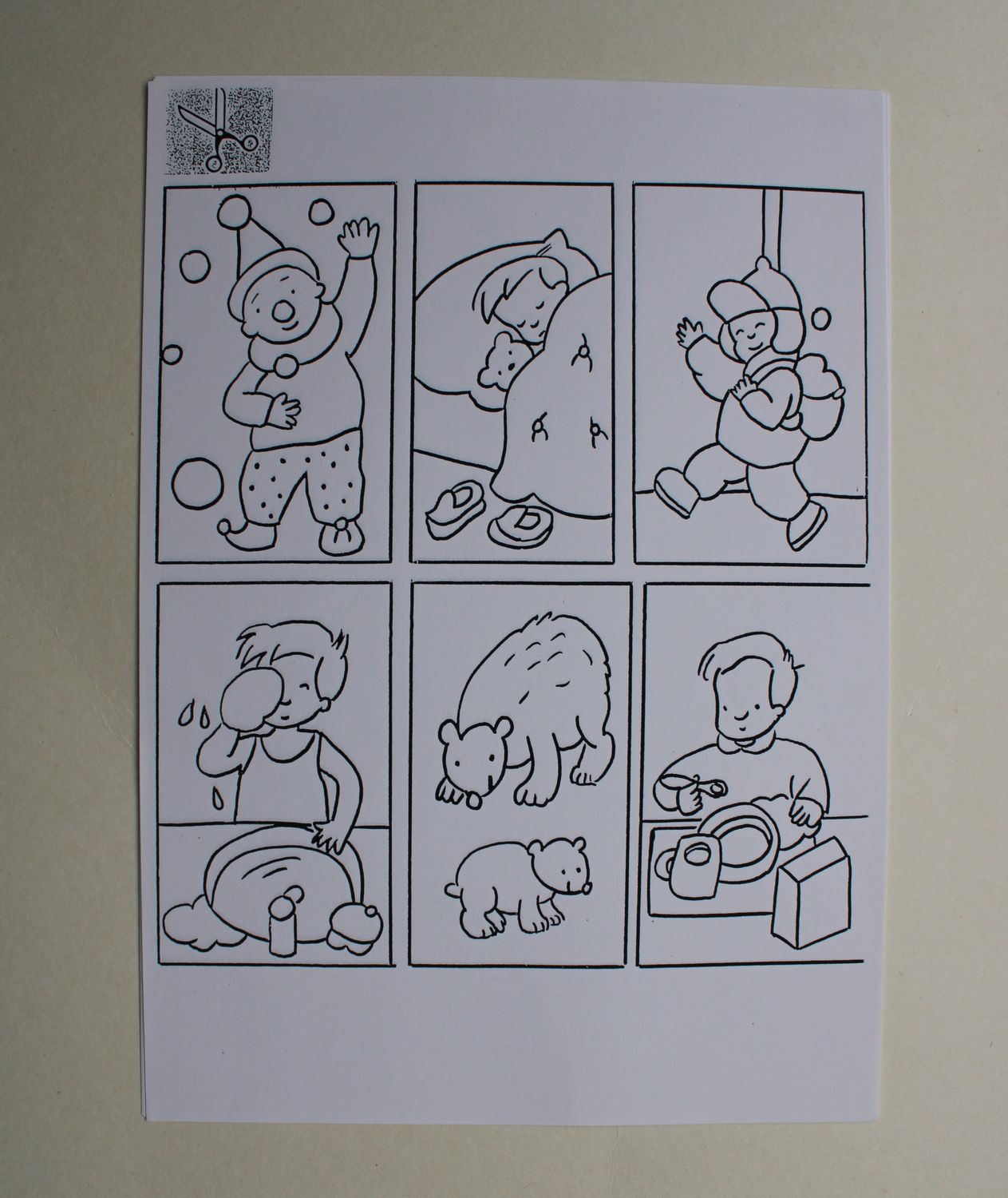 Kleurprenten kind (5x)