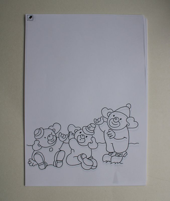 Kleurprenten clown (24x)