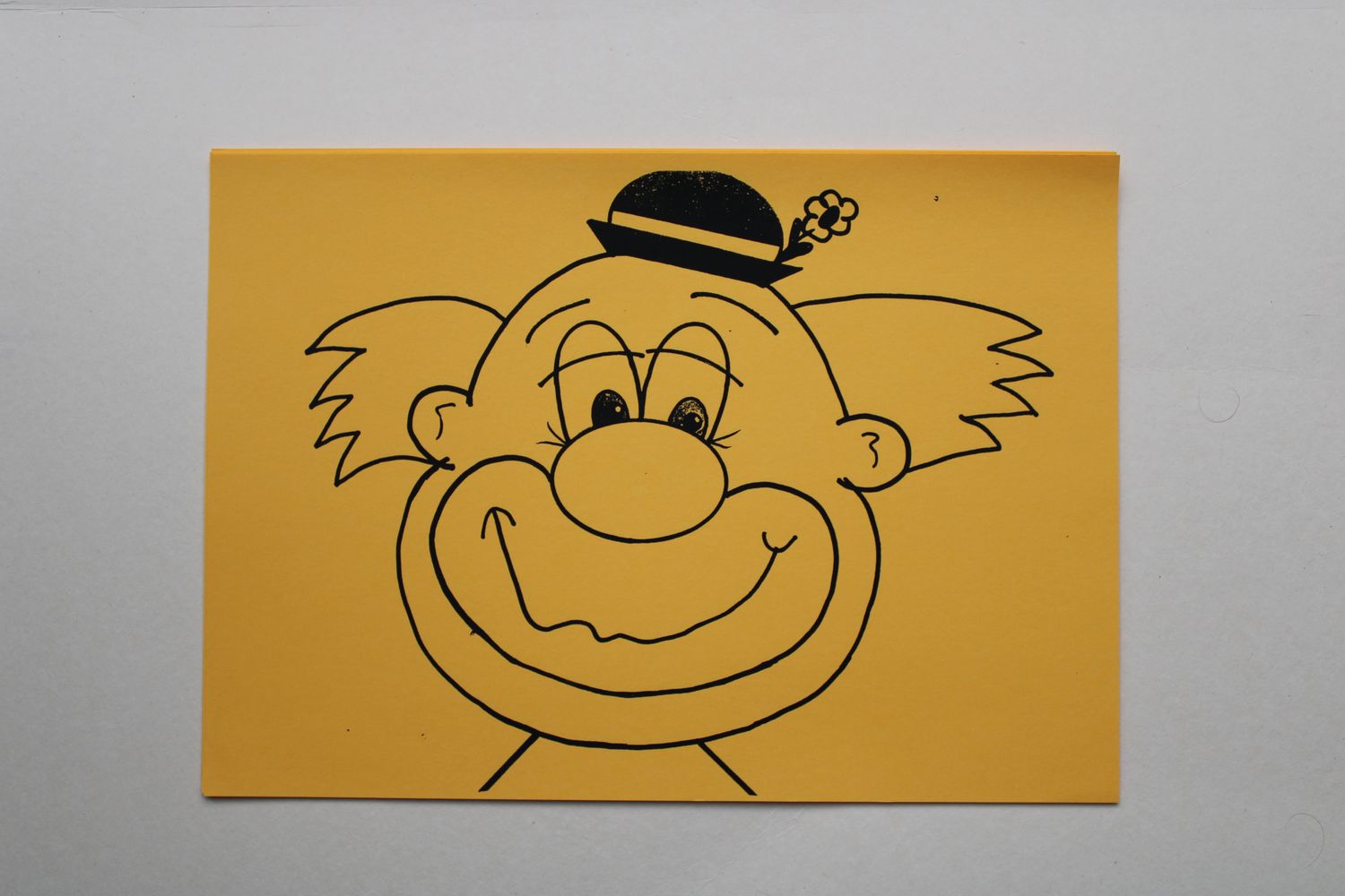Kleurprenten clown (6x)