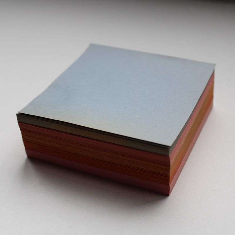 Memoblaadjes in 4 kleuren