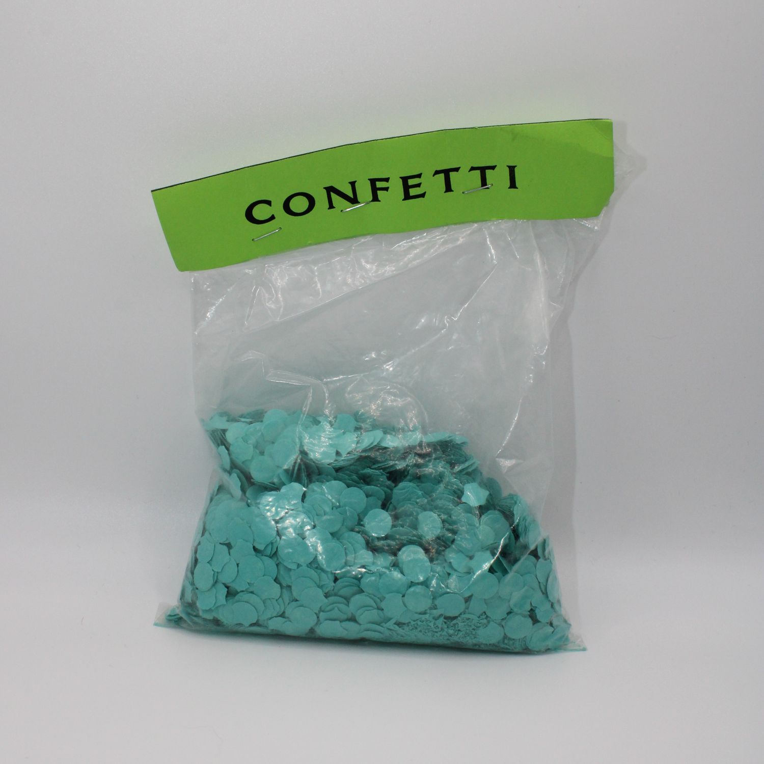 Zakje blauwe confetti