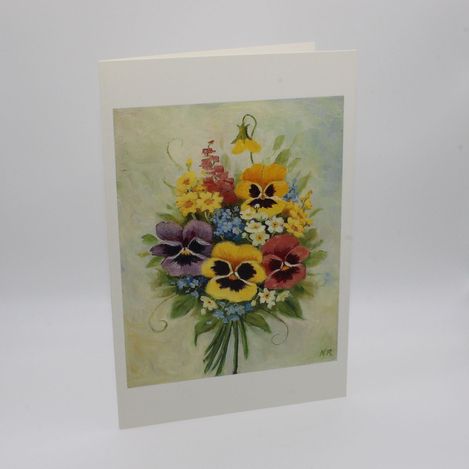 Kaartje met boeket