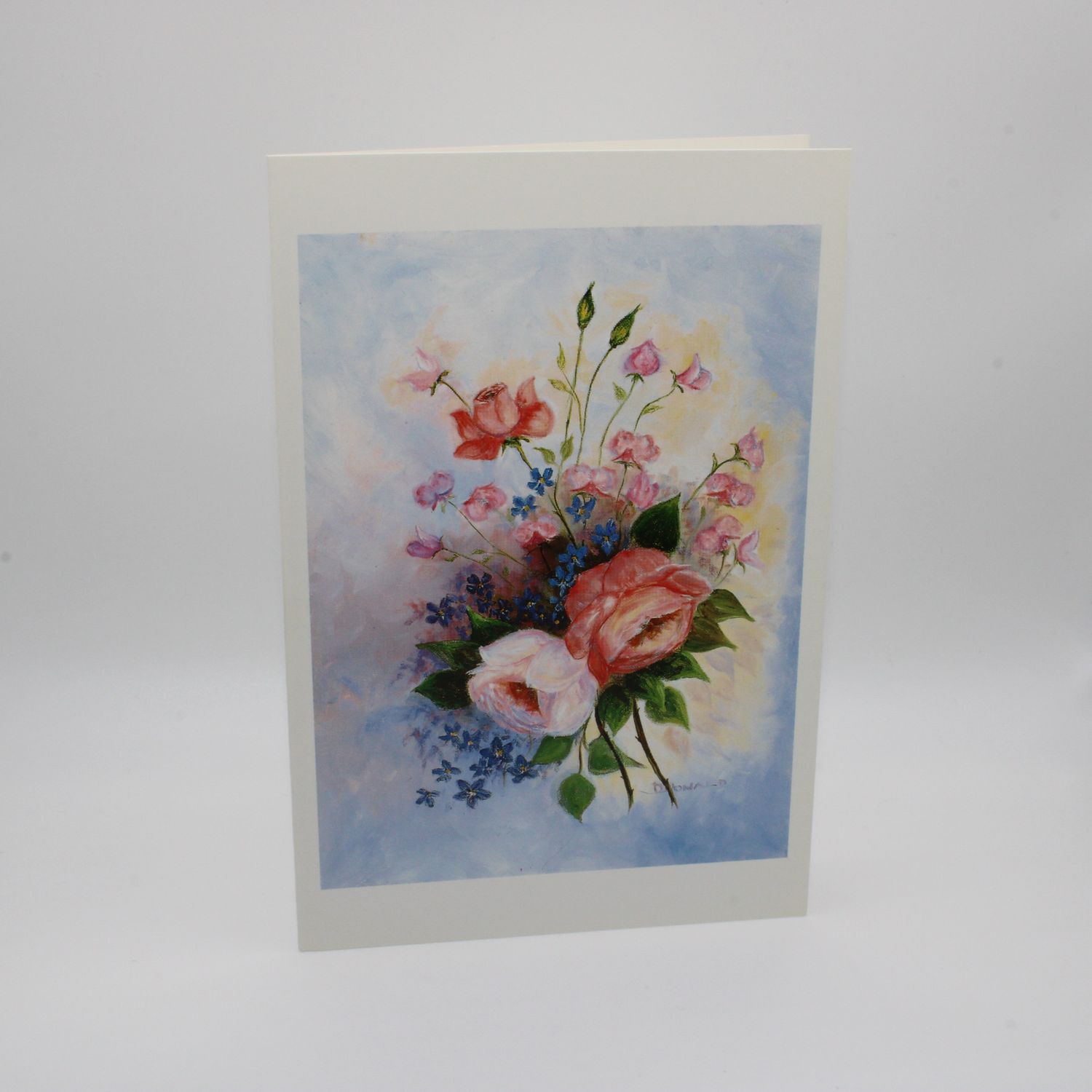 Kaartje met bloemen