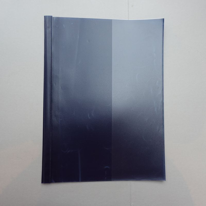 Blauwe plastic vouwmap