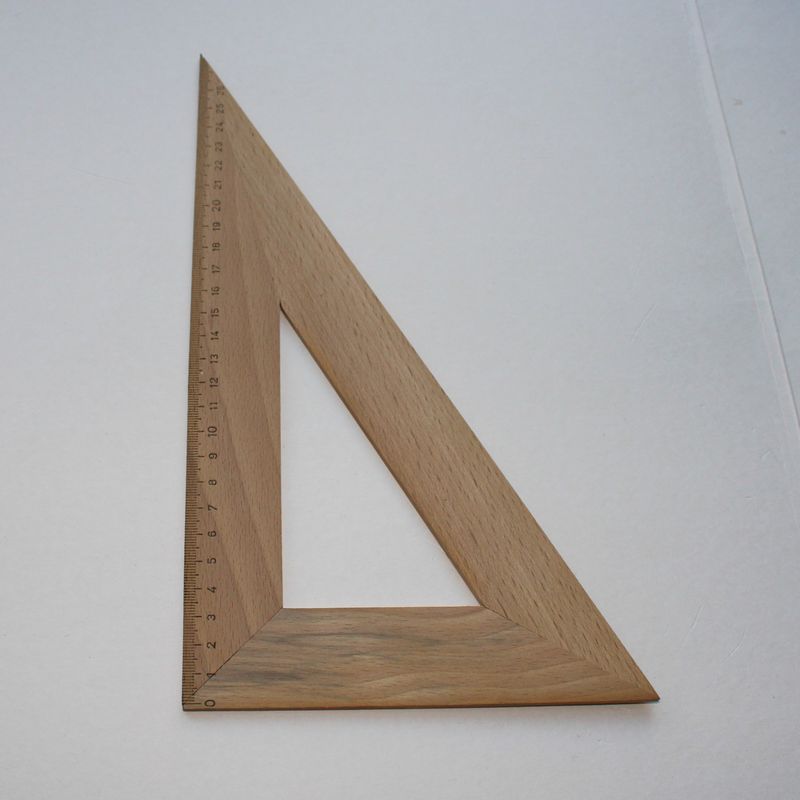Tekendriehoek 28 cm