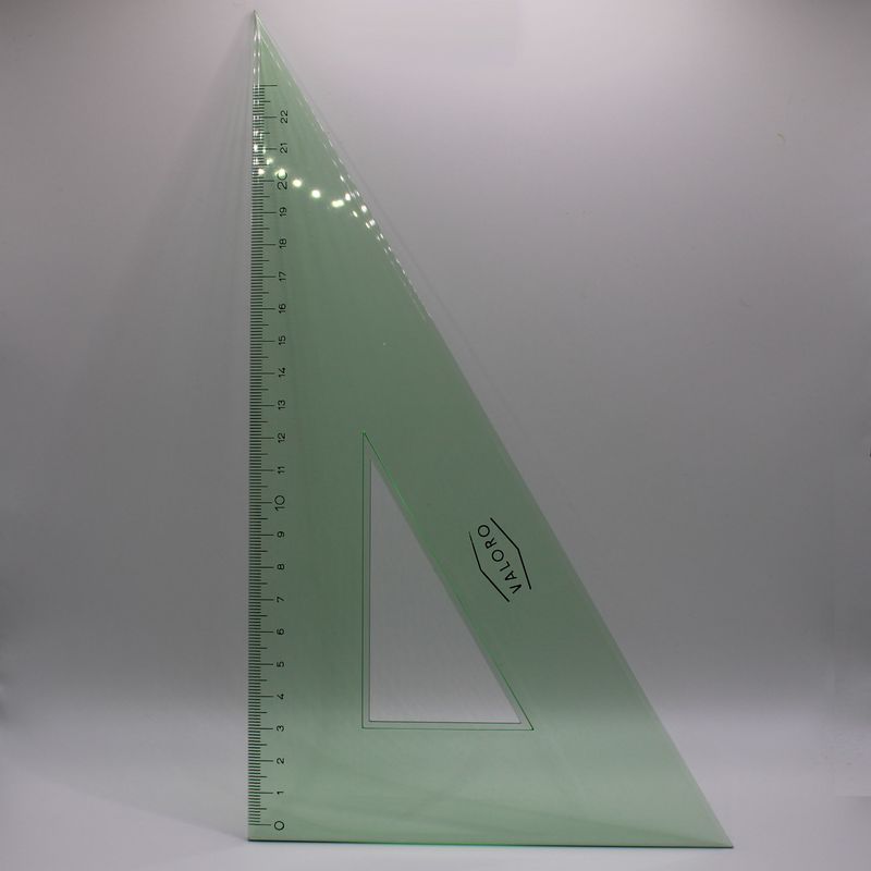 Tekendriehoek 23 cm