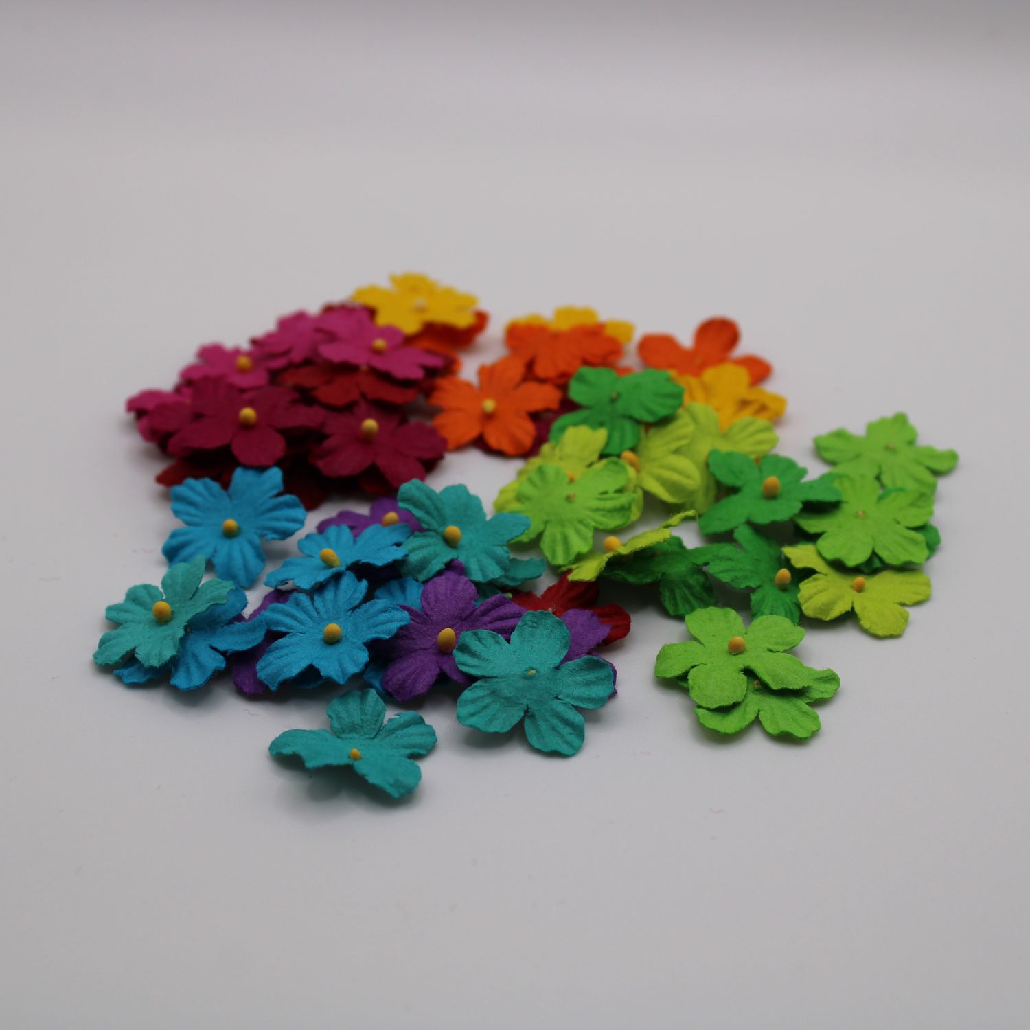 Kleine bloemetjes in verschillende kleuren
