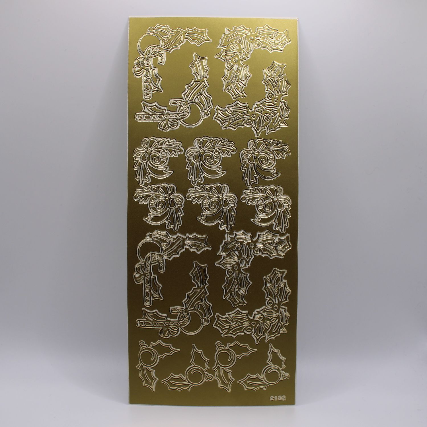 Sheet met Kerst stickers