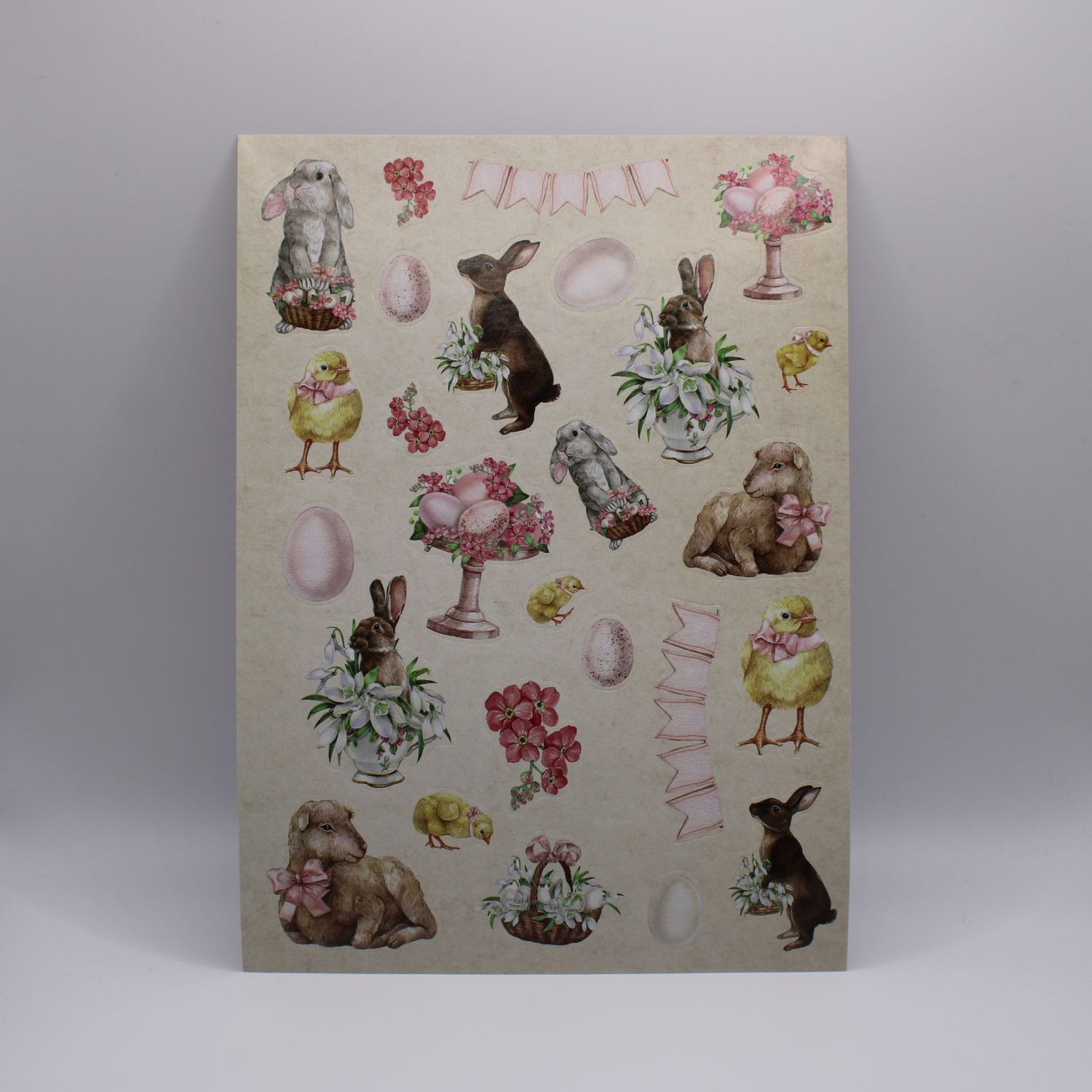 Sheet met Pasen stickers