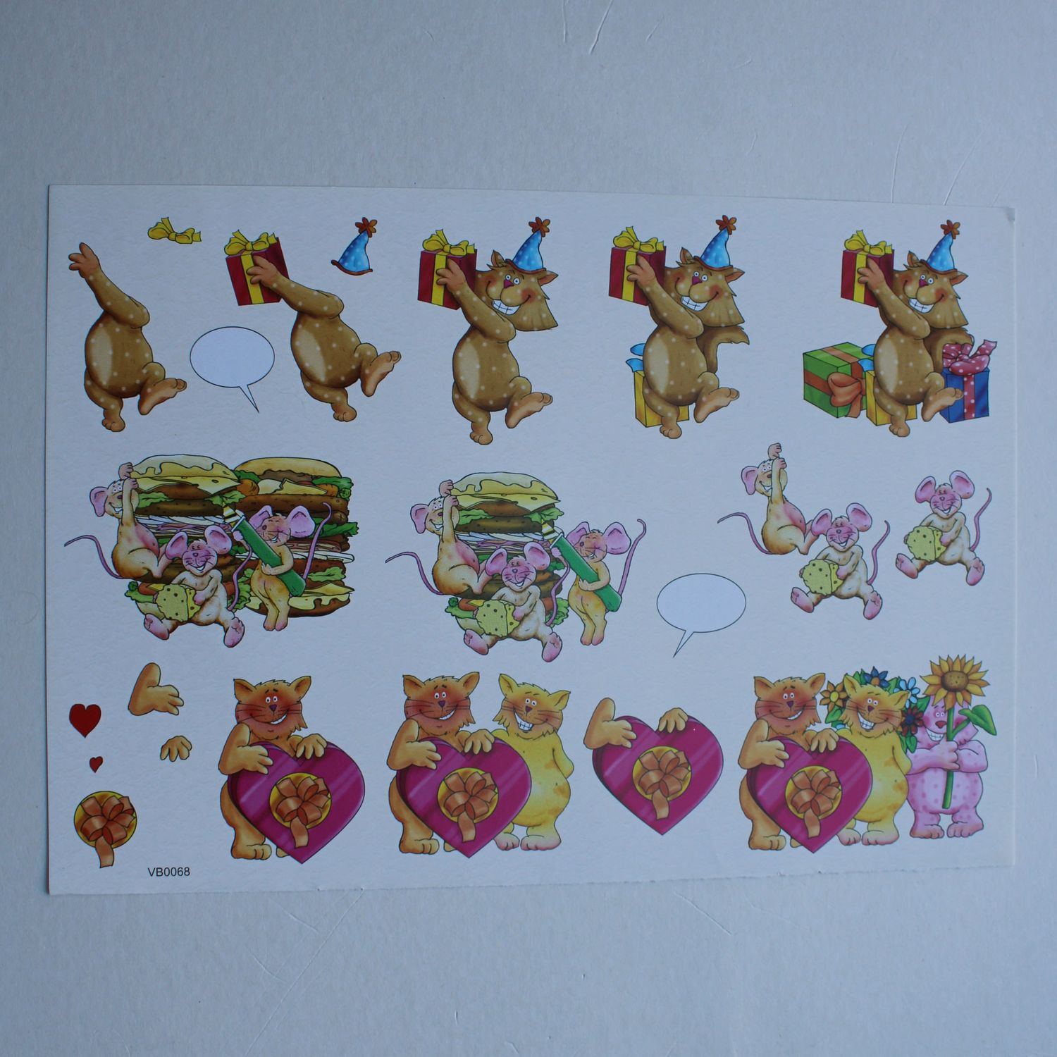 3D knipvel cartoondieren