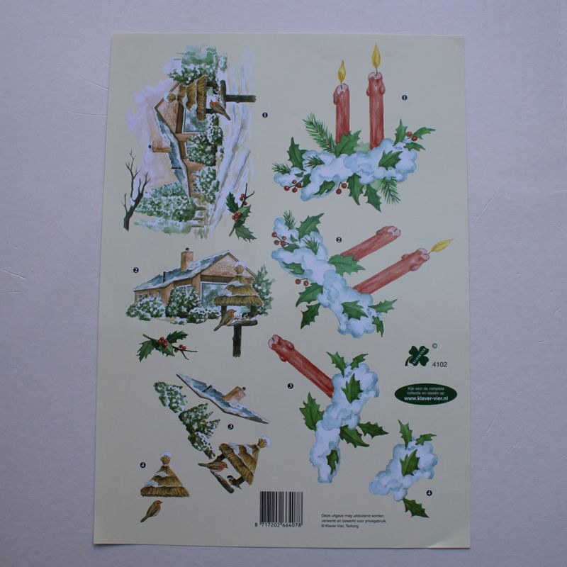3D knipvel Kerst