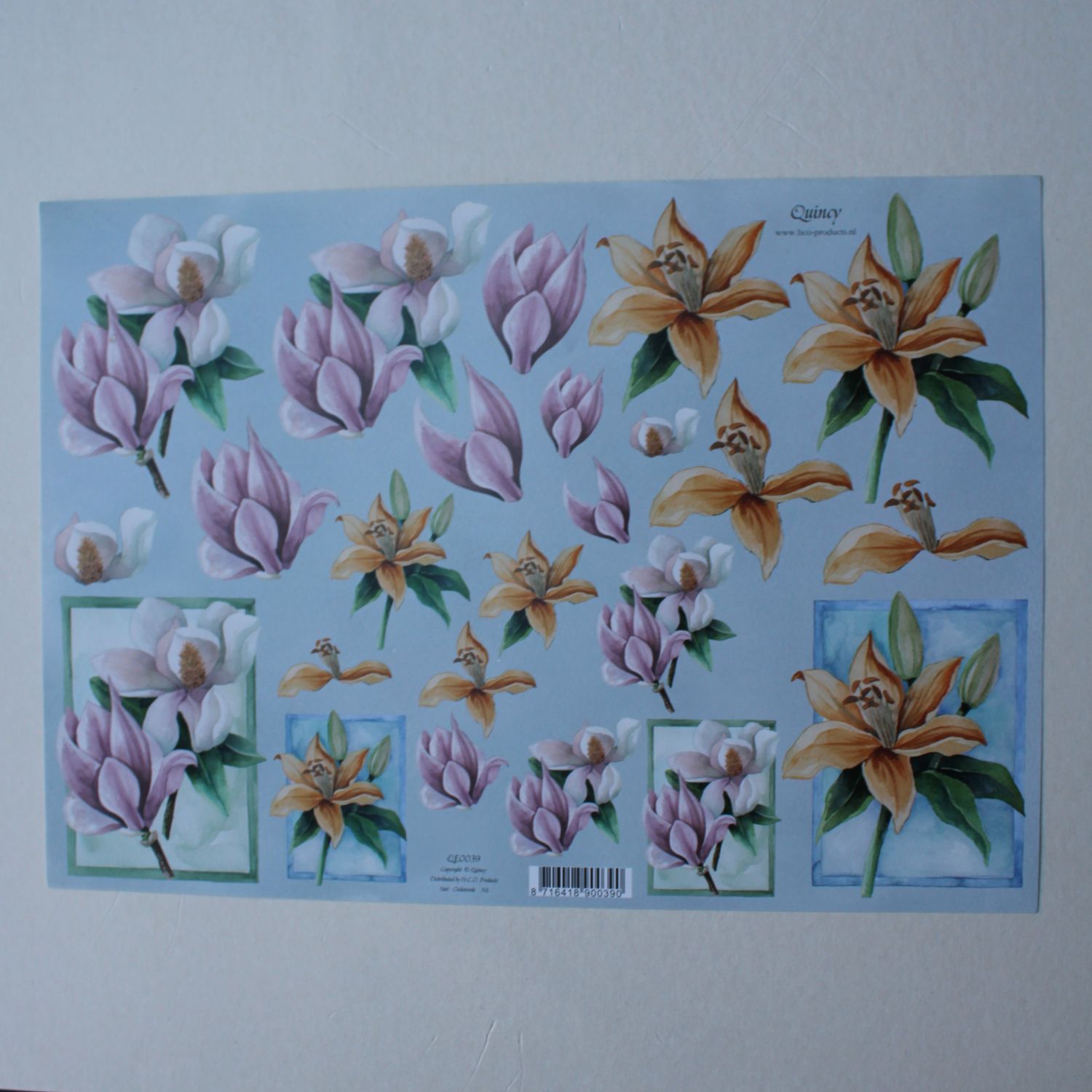 3D knipvel bloemen
