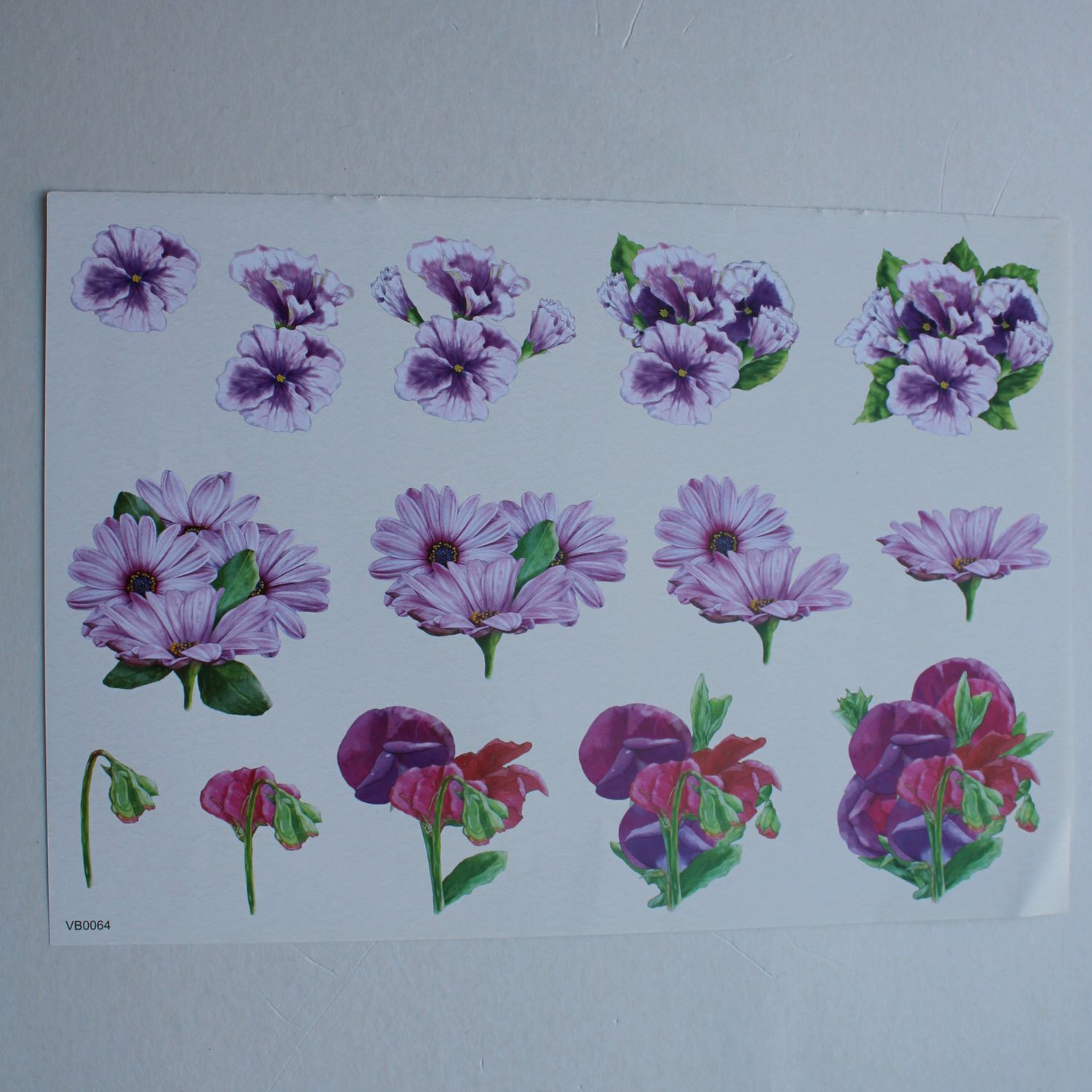 3D knipvel bloemen