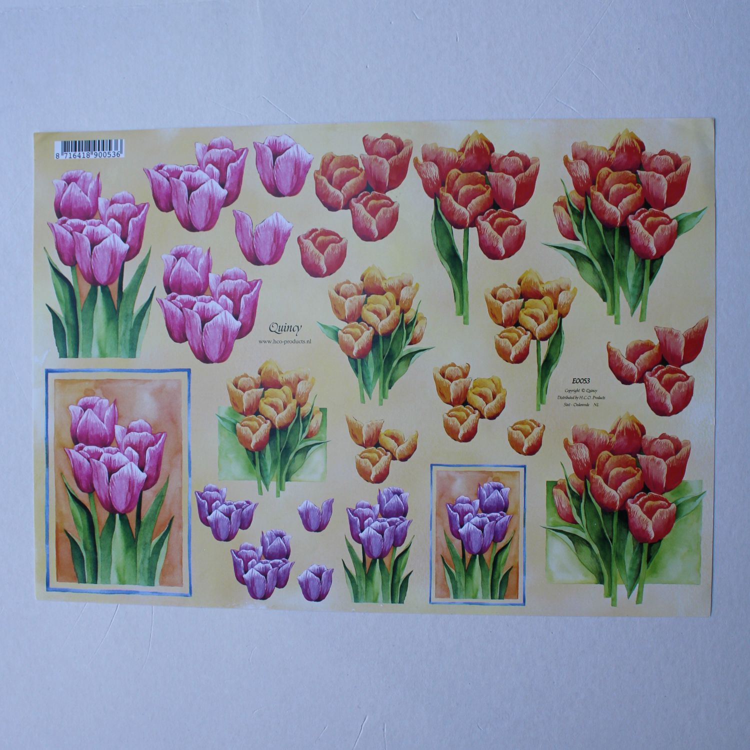 3D knipvel bloemen