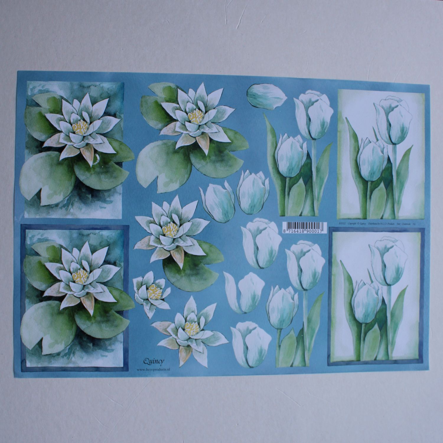 3D knipvel bloemen