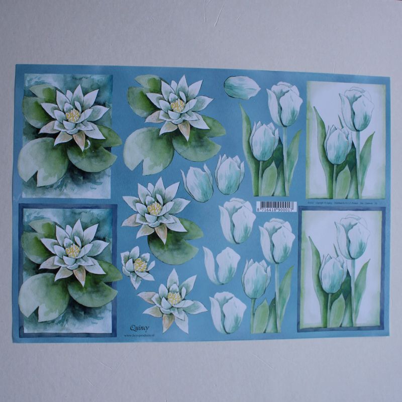 3D knipvel bloemen
